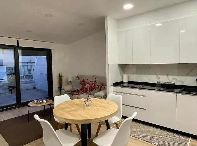 Apartmán Black Parking A Menos De 1 Min A Pie Vigo